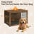 Furniture Style Dog Crate With Mat-1489851310
