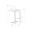 Dainon Upholstered Stool with Metal Frame