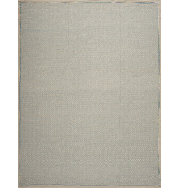 Geometric Area Rug in Gray