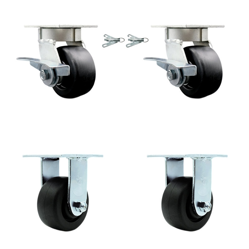 Kingpinless olefin Caster