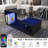 Holl Modern Coffee Table with Smart APP Controlled RGB LED Light Strip-2087357825