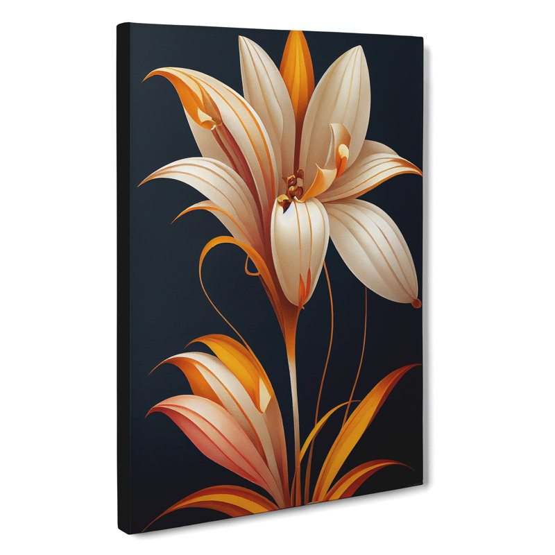 Unbeatable Flower - Wall Art, Wrapped Canvas, 76cm H x 50cm W x 3cm D, No Matte