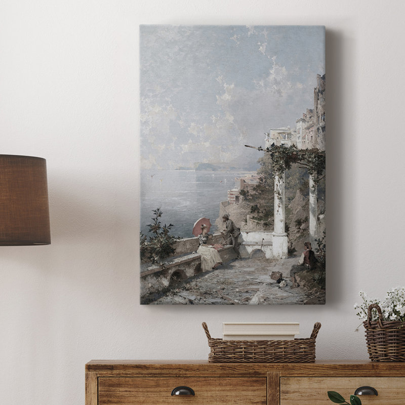 Paysage rétro CCII - galerie Cavas sur mesure, H 27 po x l 18 po