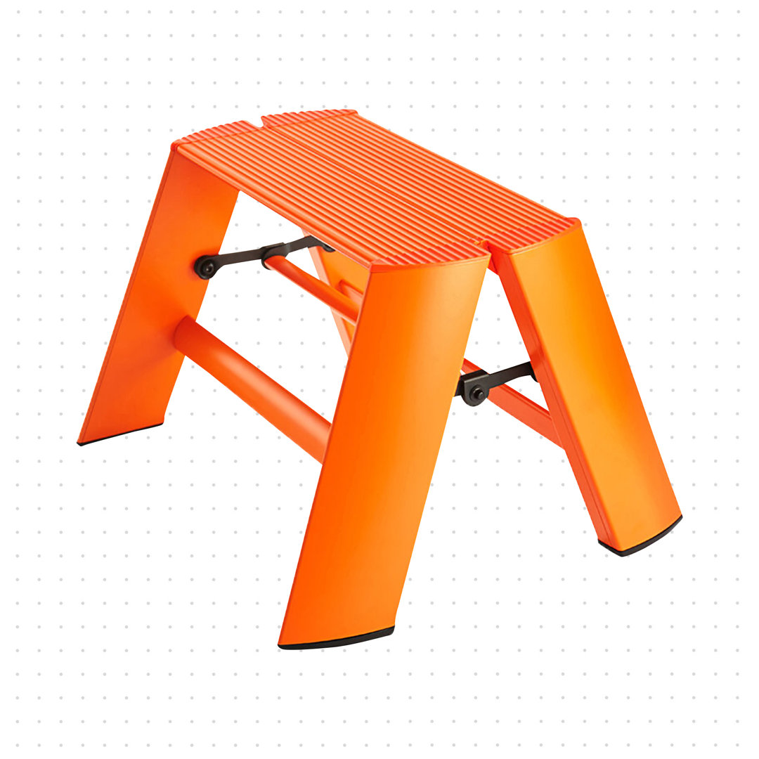 lucano 1 - Step Aluminum Lightweight Folding Step Stool Hasegawa Ladders 