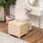 17 Inches Square Ottoman With Storage-858603445