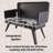 Hike Crew 2-Burner Gas Camping Stove - 20,000 BTU Propane Portable Grill with Igniter & More!