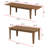 70-106In Large Extendable Kitchen Table, Wooden Rectangular Dining Table Suitable For 6~8 People-445893864-445893859