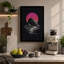 Mountain at Sunset Geometric - Wrapped Canvas-1292395261-1292395253