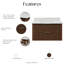 Ensemble de meuble-lavabo flottant Clapp-1878372649
