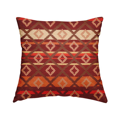 Geometric Square Cushion