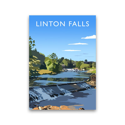 Linton Falls Portrait by Richard O'Neill - Print