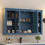 Armoire à miroir de salle de bain 47 po avec rangement, tablette réglable et tablettes ouvertes, armoire à pharmacie murale pour salle de bain, chambre à coucher, meuble-lavabo-1171001299