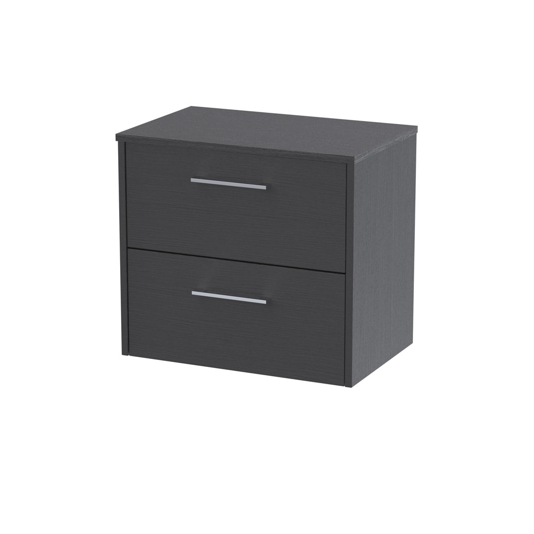 Juno 600mm Wall Hung Single Vanity Unit with Worktop