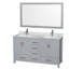 Sheffield 60" Double Bathroom Vanity Set with Mirror-10247665