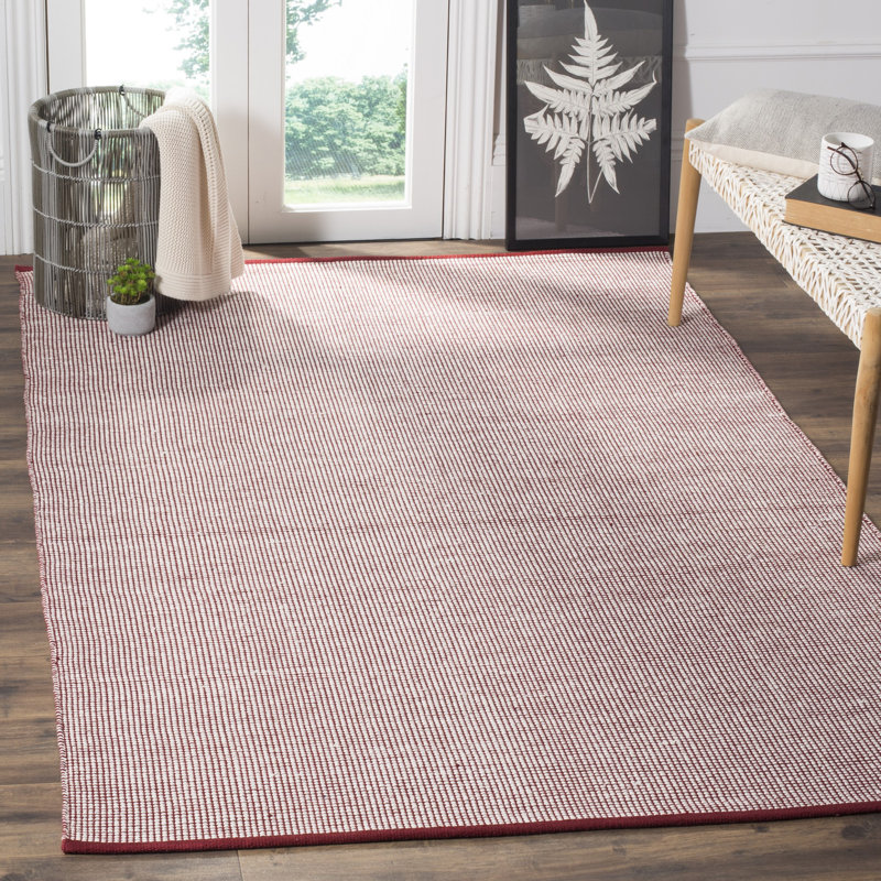 Cayman Hand Woven Cotton Rug, Rectangle 5' x 8'