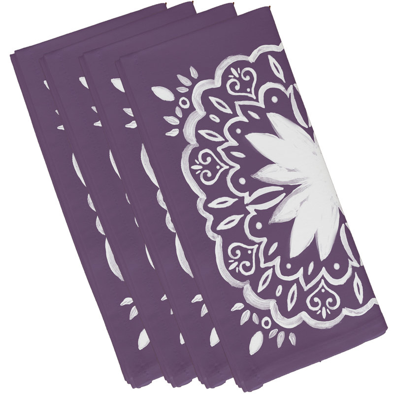 Ensemble de serviettes 4 pièces Aeryn, Mauve