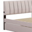 Lit plateforme tapissier Teddy - Lit gigogne simple inclus-900521938-900521937