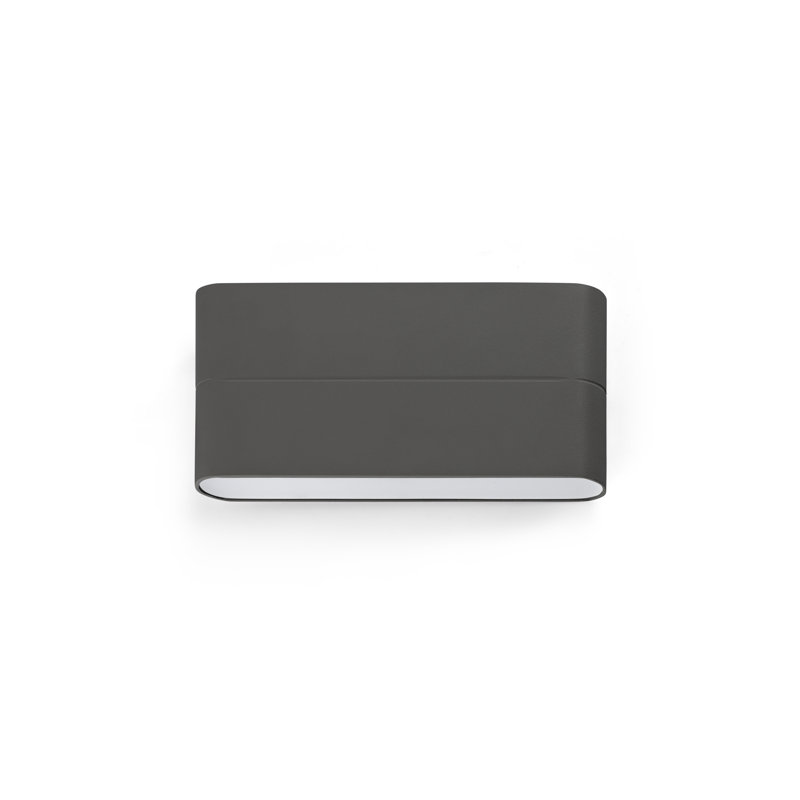 Jalonte Integrated LED Outdoor Flush Mount, Dark Grey