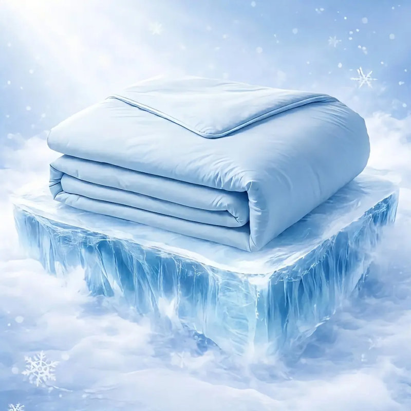 Cooling Comforter for Hot Sleepers, Advanced Cool-Touch Fabric, Lightweight Breathable Summer Blanket, Soft All Season Cooling Blanket, Machine Washable