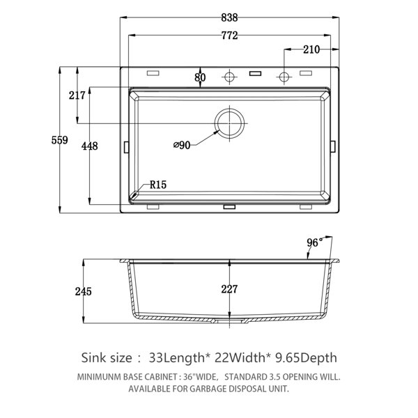 Dimensions du produit
