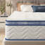 Matelas hybride confortable de taille simple avec ressorts ensachés individuellement pour un soutien ferme moyen et un sommeil réparateur-823218576-823218583