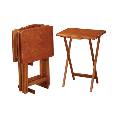 Solid Wood End Table Set