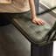 Banc rembourré vert-808891435