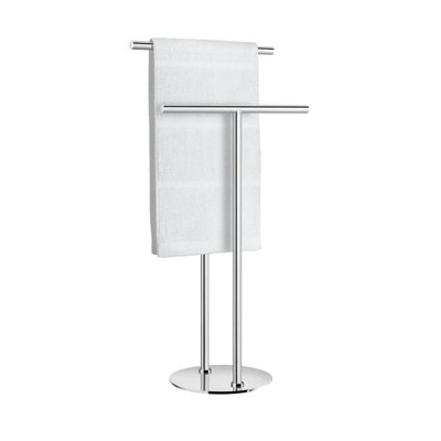 Freestanding double "T" towel stand