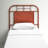  Edmund Open-Frame Twin Metal Headboard w/ Center Panel-758127998-709905578