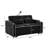 Versatile Foldable Double Seat Recliner, Comfortable Velvet Pull-Out Sleeper Sofa Bed With Side Pockets, USB Port, Swivel Phone Stand, Ashtray And Adjustable Backrest-178860271