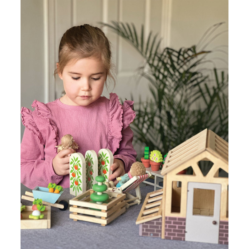 Greenhouse and Garden Dollhouse Furniture