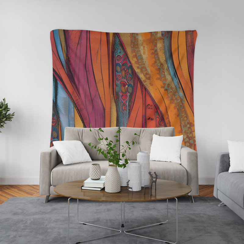 Tapisserie murale, H 88 po x l 104 po