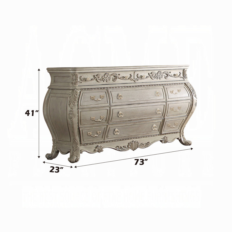 Commode Ragenardus, Blanc