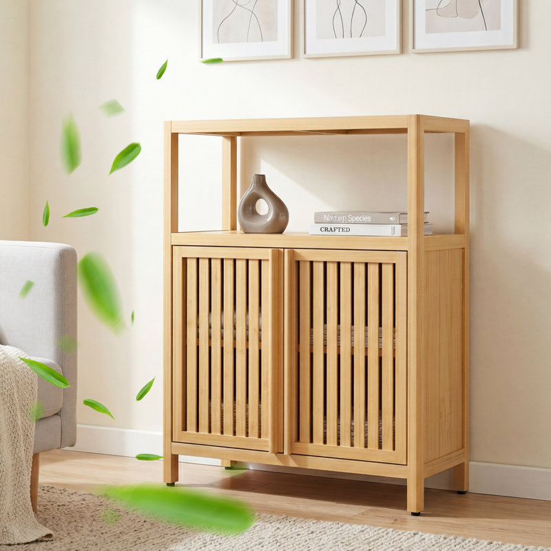 Armoire de salle de bain Nikoll, Naturel