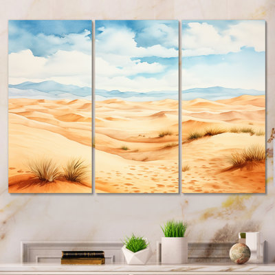Paysage désertique de dunes de sable en Afrique VI - Désert, art mural