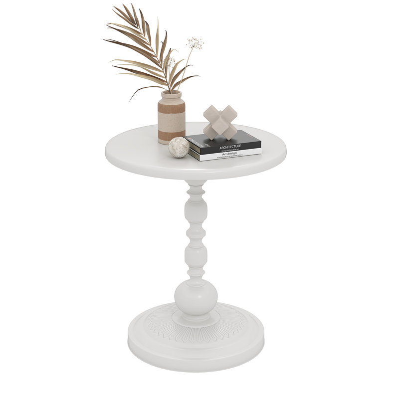 Pedestal Single, White