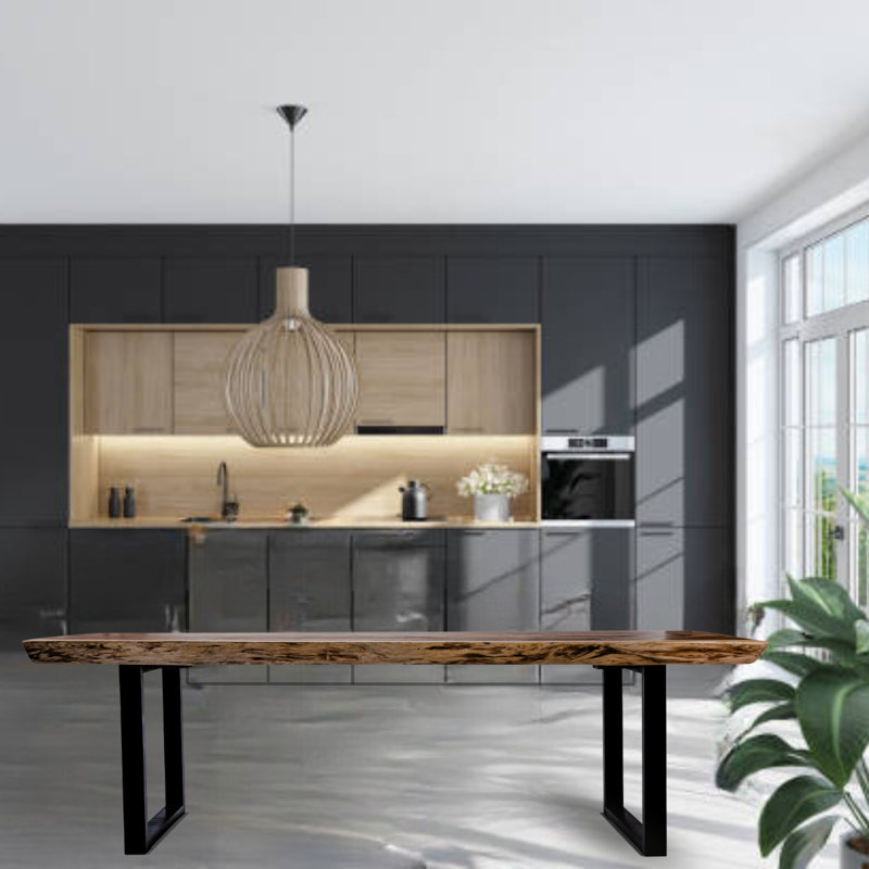 Table de salle à manger Khoen Gidran Suar Slab 77X41X31, L 102 po x l 41 po