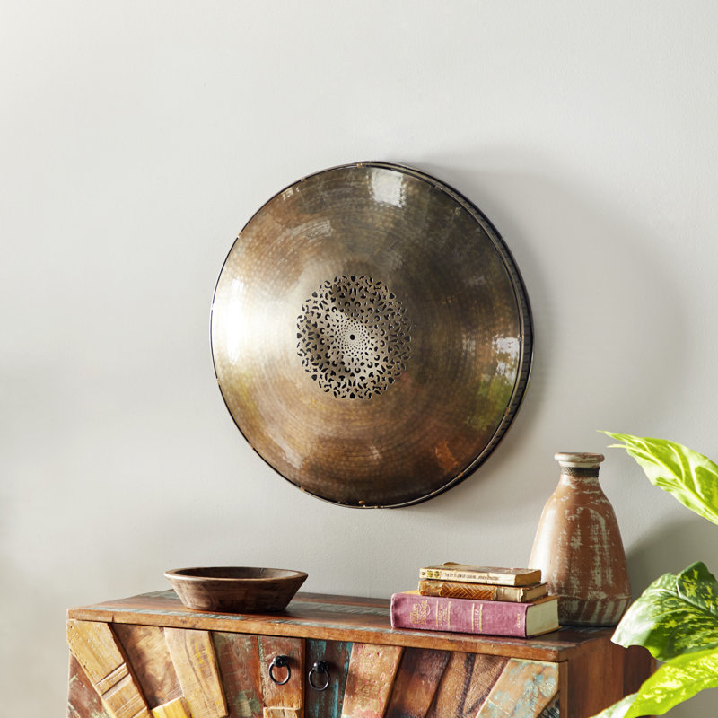 Boho Abstract Wall Decor on Metal