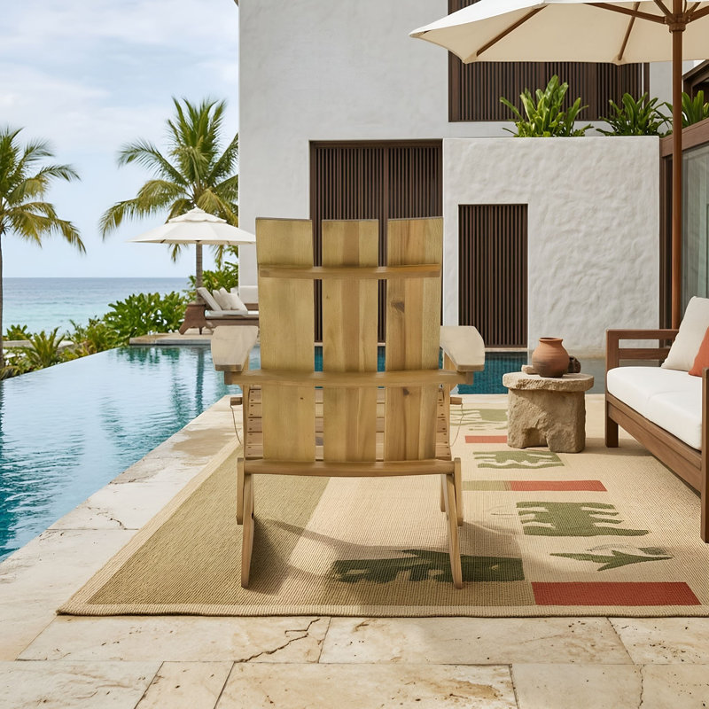 Outdoor Lounge Chair, Naturel