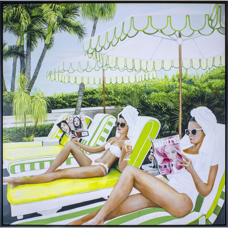 Jeff Schaub " The Colony Pool " by Jeff Schaub