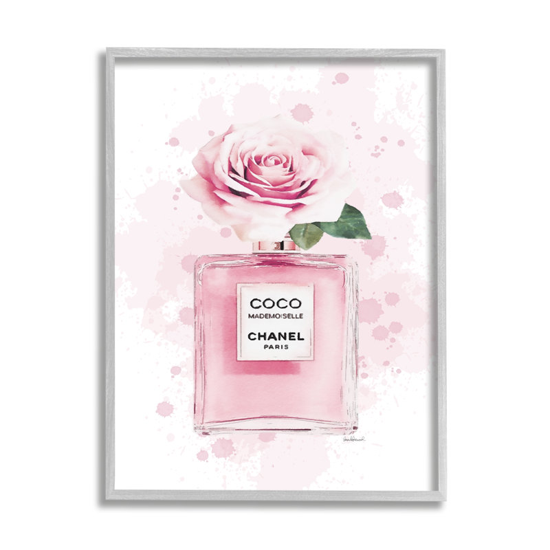 " Pink Flower Perfume Fashion Glam Design " by Amanda Greenwood