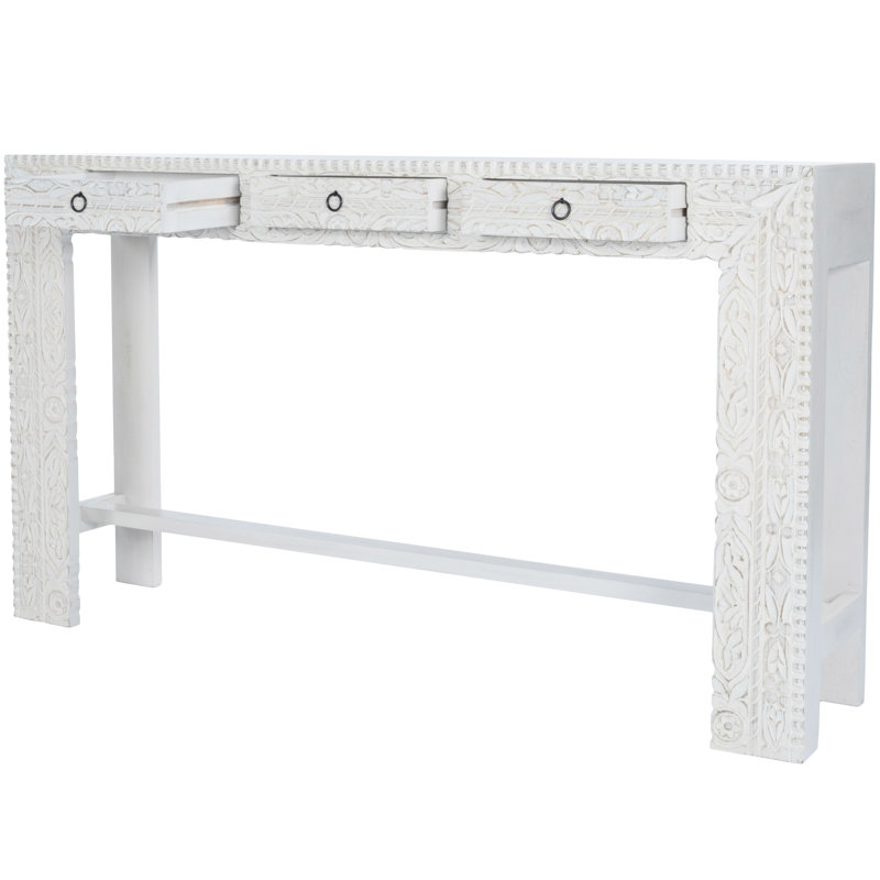 Console en bois massif Aydan