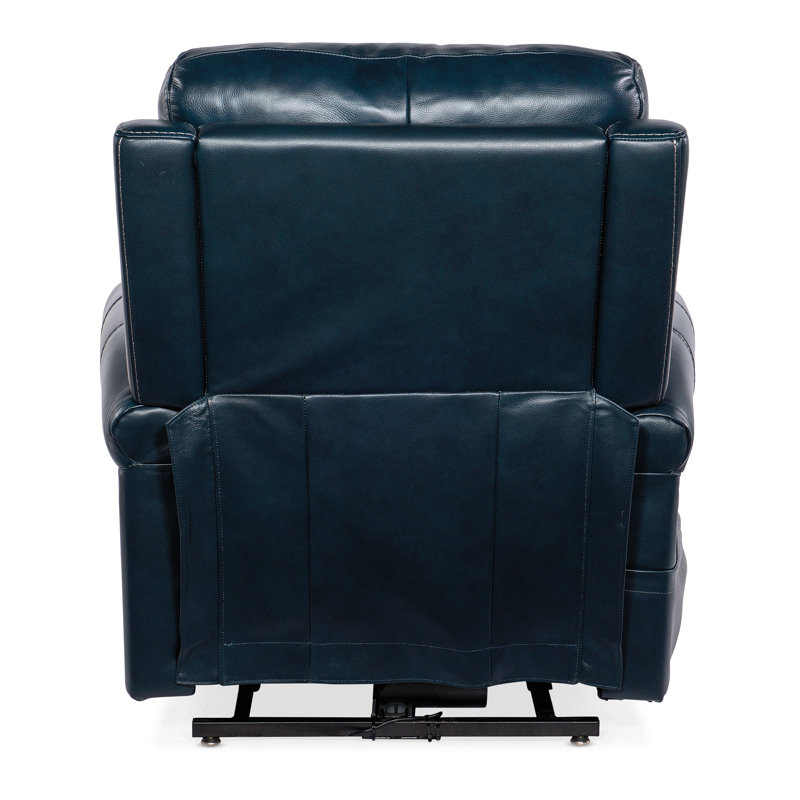 RC Recliner, Blue Genuine Leather