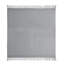 Jeté 50X60 "blanc avec pampilles et rayures horizontales, paquet de 2-121320068