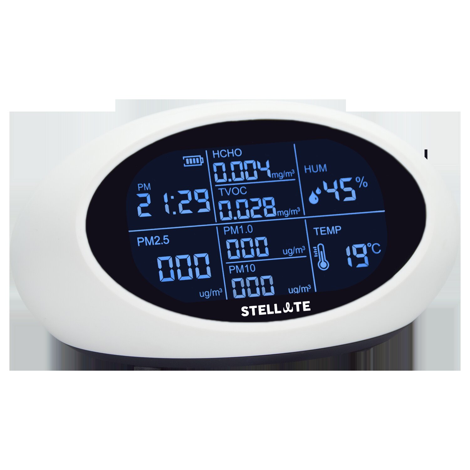 STELLATE 3.5'' Clock Thermometer