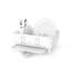 simplehuman Compact Kitchen Dish Drying Rack with Swivel Spout, Fingerprint-Proof Stainless Steel Frame-91914185