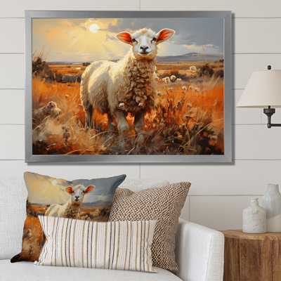 «Sheep In Sunlight I» sur toile