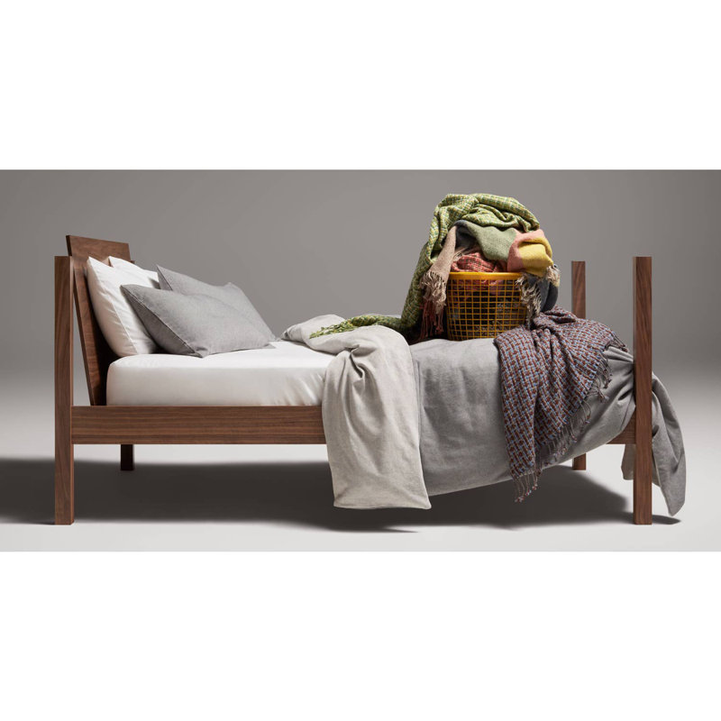 Post Up Bed, Walnut, Twin