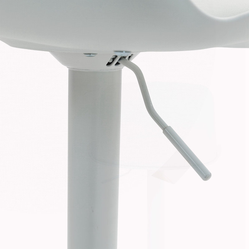 Bar Stools Set of 2, White