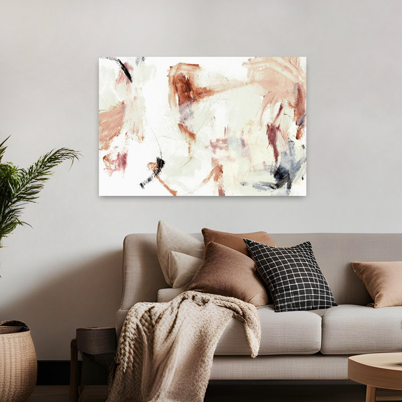 Art contemporain contemporain abstrait, H 48 po x l 32 po